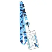 Lanyard with Water Resistant Card Holder Retractable Identity Card Badge Holder