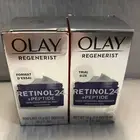 2xOlay Regenerist Retinol 24 Night Hydrating Facial Moisturizer 0.5oz Trial Size