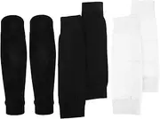 BRIGHTFUFU 3 Pairs Sports Boys Socks Soccer Accessories Sport Calf Sleeve Shin Sleeves for Soccer Compression Leg Knee Sleeves Football Shin Guard Shin Guards Sleeve Polyester