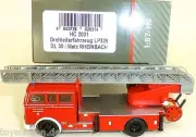 Turntable Ladder Vehicle LP329 DL30 Metz Rheinbach Heico HC2031 Boxed New Μ