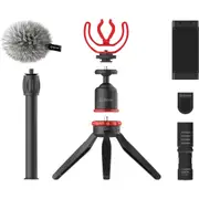 BOYA BY-VG330 Smartphone Vlogging Kit w. BY-MM1,Tripod, Cold Shoe Mount & Phone Clamp