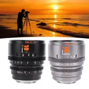 Cinema Lens 10mm APS C 260 Deg Ultra Long Focus Large Aperture E Mount Camera
