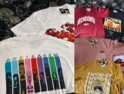 Demon Slayer KIMETSU UNIQLO L = M(US) HINOKAMI KAGURA BULK SALE 6shirts ZENITSU