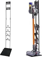IZSOHHOME dyson用真空スタンド、真空アクセサリーdysonハンドヘルド用安定した金属製収納ブラケットホルダーv15 v11 v10 v8 v7 v6コーデレス、dc30 dc31 dc34 dc35 dc58 dc59 dc62 dc74(ブラック)