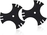 2 Pack 781-0748 781-0748-0637 3-Side Edger Star Blade (9" X 5/8"), for MTD/Troy-Bilt TB554, TEB515 Edger, Replaces 490-105-M017 40-009 981-0748 490-105-M017
