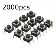 Geekcreit?&reg; 2000pcs Mini Micro Momentary Tactile Tact Switch Push Button DIP P4 Normally Open