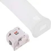 Annadue Wii Motion Plus Sensor Adapter, Motion Plus Sensor Adapter Silicon Case Cover for Wii Remote Controller, Wii Wireless Remote Motion Controller for Wii Games(White)