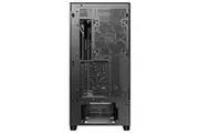 Antec FLUX TG Premium Walnut Trim Mid Tower ATX Case - Black (FLUX-BK)