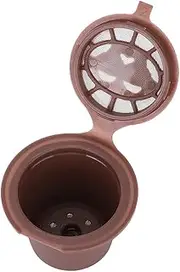 3 Pcs Reusable Coffee Capsules for Machines - Food Grade PP and 304 Stainless Steel Filter Cups, Eco-Friendly, to, for Home Coffee (Coffee)