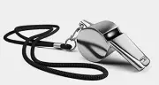 Classic Sports Coaches Referee Metal Whistle Black Cord Survival Umpires Kids