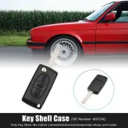 Car Replacement Key Fob Shell Case 607CW for Peugeot 207 307cc 308 3 Key Button
