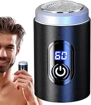 Men Shaver Electric | Rechargeable Beard Trimmer,Professional Electric Shaver for Men, Rechargeable Beard Trimmer, Portable Travel Men Shaver