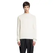 [JIL SANDER] Midweight Alpaca Wool Sweater White