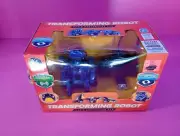 Transforming Robot to Radio Controlled Race Car w/ Wireless Controller - Blue