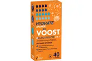 Voost Hydrate Orange + Electrolyte Effervescent Tablets 40 Pack
