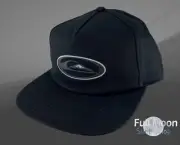 New Quiksilver Mean Doggin Black Mens Snapback Hat Cap