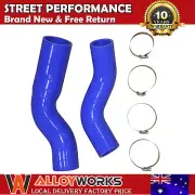 BLUE Silicone Intercooler Pipe Kit for Mitsubishi Triton 2.4L MQ MR 2015-On PF05 (for: Mitsubishi)