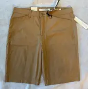 NWT Jones New York Women's Secret Slimming Signature Trouser Khaki Shorts Sz 14