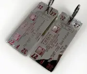 2 Vintage DIET COKE Gala Key Chains 1983 | Paul Anka | Coca Cola Tickets