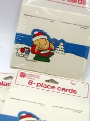 NOS Vintage Ziggy Christmas Place Cards Fluff 20 Packages Gift Tags Wholesale lo
