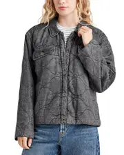 Splendid Kayden Sherpa Collar Quilted Jacket