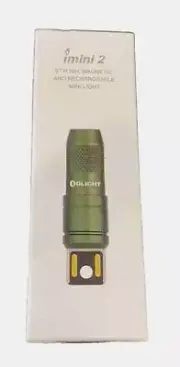 Olight imini 2 50 Lumens Durable Mini EDC Keychain Flashlight - OD Green
