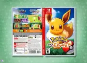 Pokémon Let's Go Eevee! COVER ART: Replacement Insert & Case for Nintendo Switch