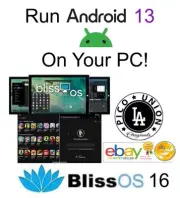 Android 13 For PC - 2025 Bootable Bliss OS 16 Installation DVD