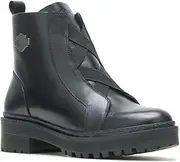 Harley-Davidson Women's Carney Elastic Ankle Boot, Black, 7.5