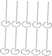 10Pcs Barbecue Skewers for Grilling Vertical Design BBQ Skewers Compatible with Air Fryers Electric Ovens Metal BBQ Sticks for Easy Storage