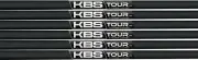 KBS Tour C-Taper Black Limited 120 5-PW Stiff Flex Iron Shafts - .355 Taper Tip