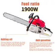 52CC Multifunctional 1900W Handheld Tool Cutter Pruning Saw Wood Gas Chainsaw