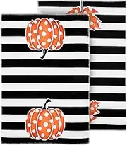 MAGICLULU 2Pcs Autumn Dish Towels Decorative Fall Dishcloths for Kitchen Super Absorbent Microfiber Cleaning Cloths Versatile Kitchen Rags for Wiping Dishes Tables More