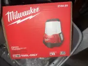 Milwaukee 2144-20 Radius LED Light M18 Compact Jobsite 2200 Lumens Cordless 18V