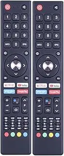 [2 Pack] Replacement GCBLTV02ADBBT Remote Control for Series 9 and Signature Series Kogan Smart HD LED TV Android TV - No Setup Required, Without Voice Function