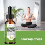 60ML Soursop Liquid Drops Soursop Leaf Vitamin Immune Boost GutHealth -2025
