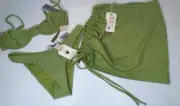 BILLABONG NEW WITH TAGS LADIES SHINE BIKINI & SKIRT SET SIZE 10