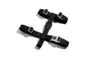 Zee Dog Neopro Adjustable Soft Dog H Harness Black XS