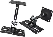 Vsenkes Speaker Ceiling Mount Speaker Wall Mounted Bracket Speaker Hanger Adjustable Mount Holder for Living Room Home Bedside