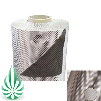 1.22x30m Diamond Diffusion Foil On Black 110Mi FILM HYDROPONIC GROW ROOM