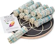 JL Local 6" Wanderlust White Sage Smudge Sticks | 6-inch Large Smudging Wand Incense Stick for Cleansing, Purifying, Healing, Meditation, Yoga, Blessing New Home (6 Pack)