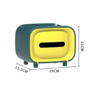 Multifunctional Tissue Box Tissue Box Stylish Tissue Box Holder Rectangular Retro Facial Tissue Box