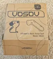 VOSOV Ultrasonic Dog Bark Deterrent 2-in-1 Dog Training Tools 30FT Control