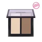Nykaa Contour & Conquer - Contour and Highlight Duo - Sizzle Chisel 01 (9gm)