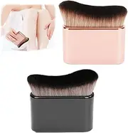 Body Brush, 2 Pcs Fake Tan Bronzer Brush, Big Makeup Brushes for Kabuki, Foundation, Blusher, Professional Self Tanner Applicator, Sunscreen Applicator for Best Self Tanner for Face and Body