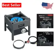 Professional 16" Banjo Wok Burner with 270,000 BTU - Ideal for Outdoor Cooking