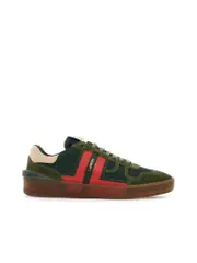 Lanvin Clay Mesh And Leather Sneakers
