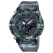 Casio G-Shock Men's GA2200NN-1A Clear Green Analog-Digital Watch Timepiece