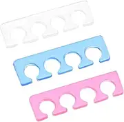 Ipetboom 3pcs Nail Silicone Points Pedicure Tool Reusable Toe Separator Separators for Nail Manicure Finger Spacer Manicure Nail Separator Nail Tools for Nail Art Nail Care Tools