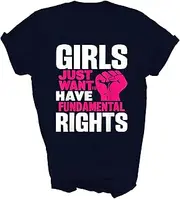 [Generic] Girls Just Want to Have Fundamental Rights Feminist Feminism Unisex Shirt Gift Men Women